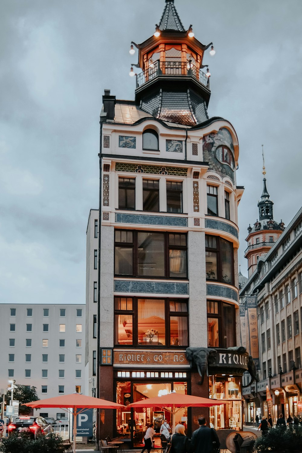 a tall building with a clock tower