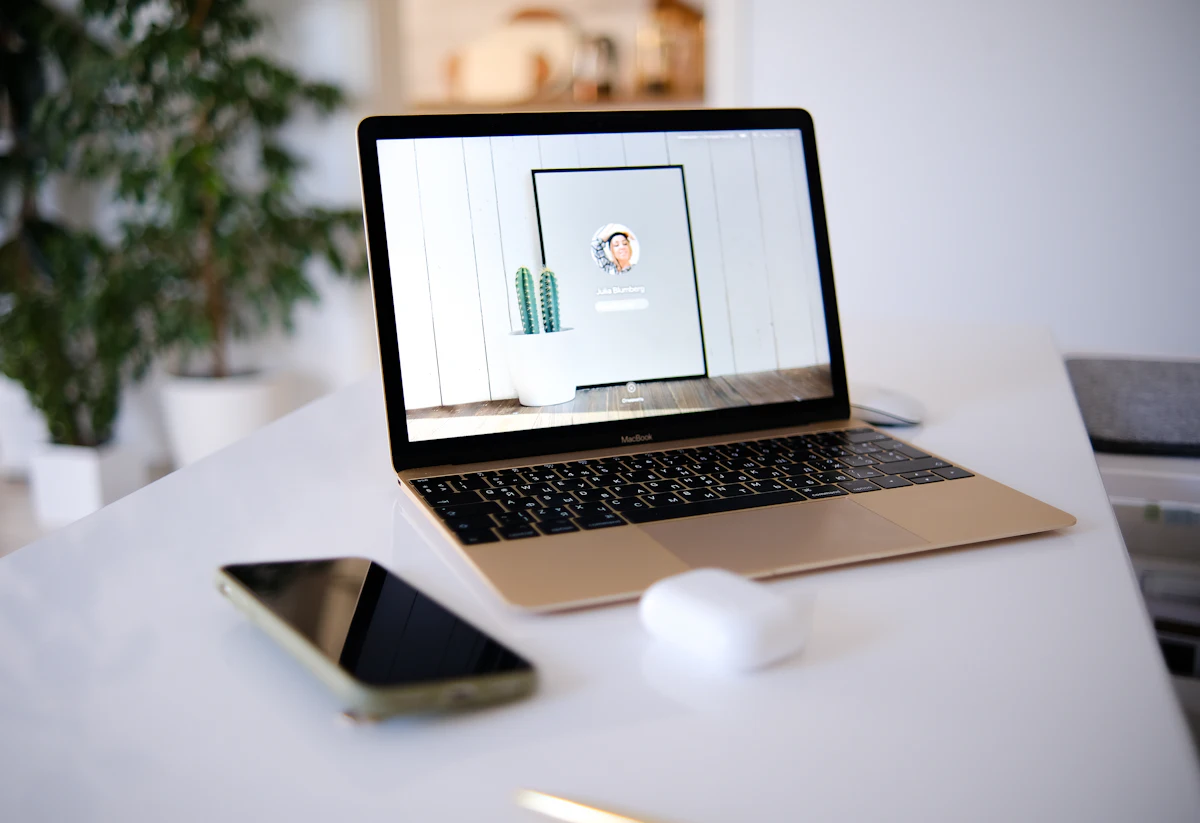 Person in virtual psychiatric consultation from home office — telehealth removing the barrier of in-person appointments