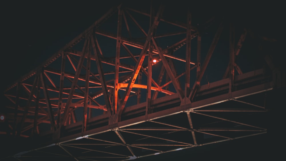 a large metal structure