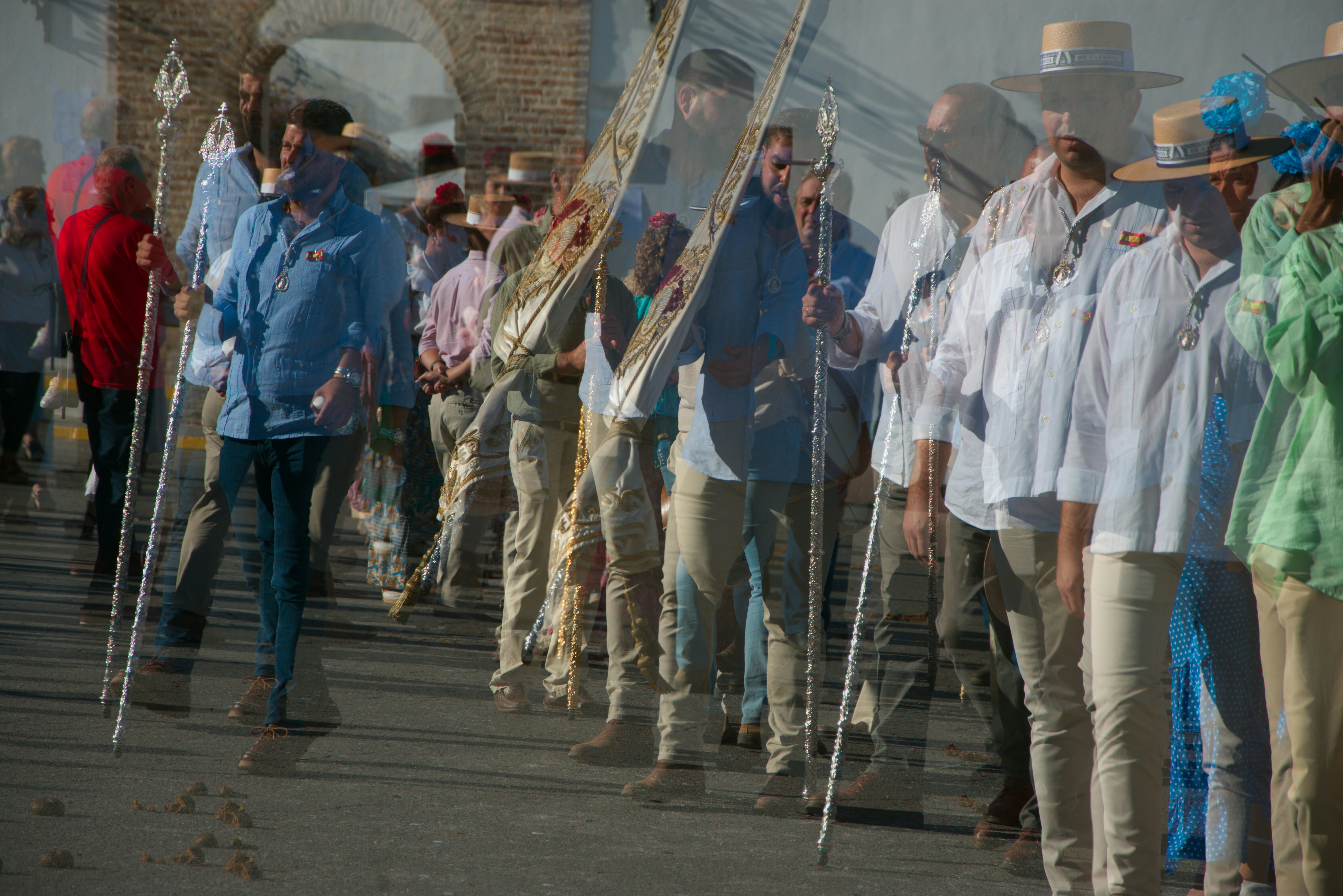 a group of people in clothing
