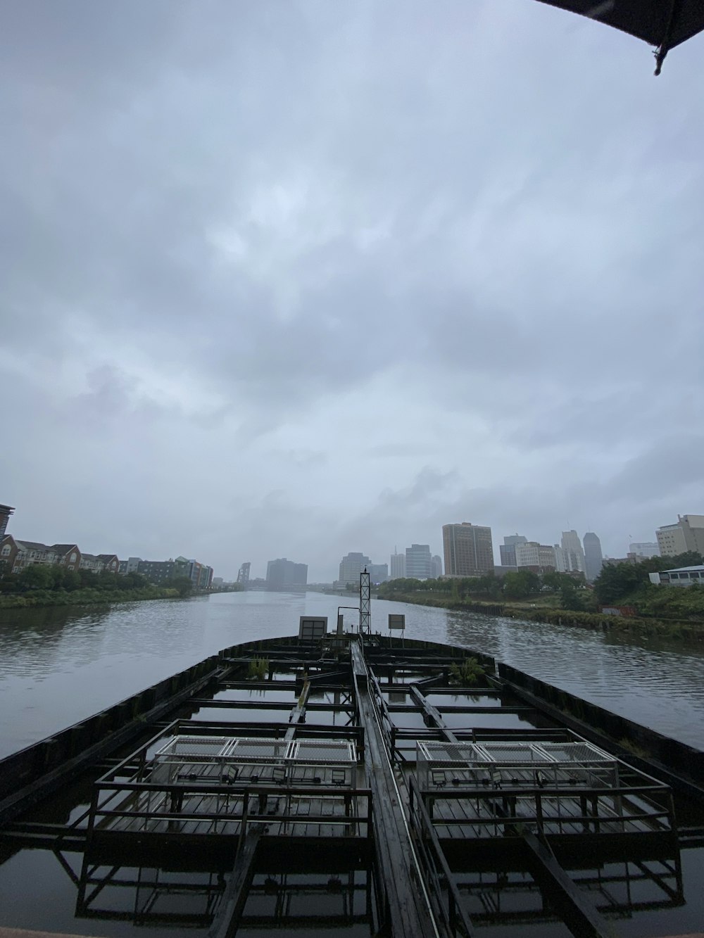 a bridge over a river