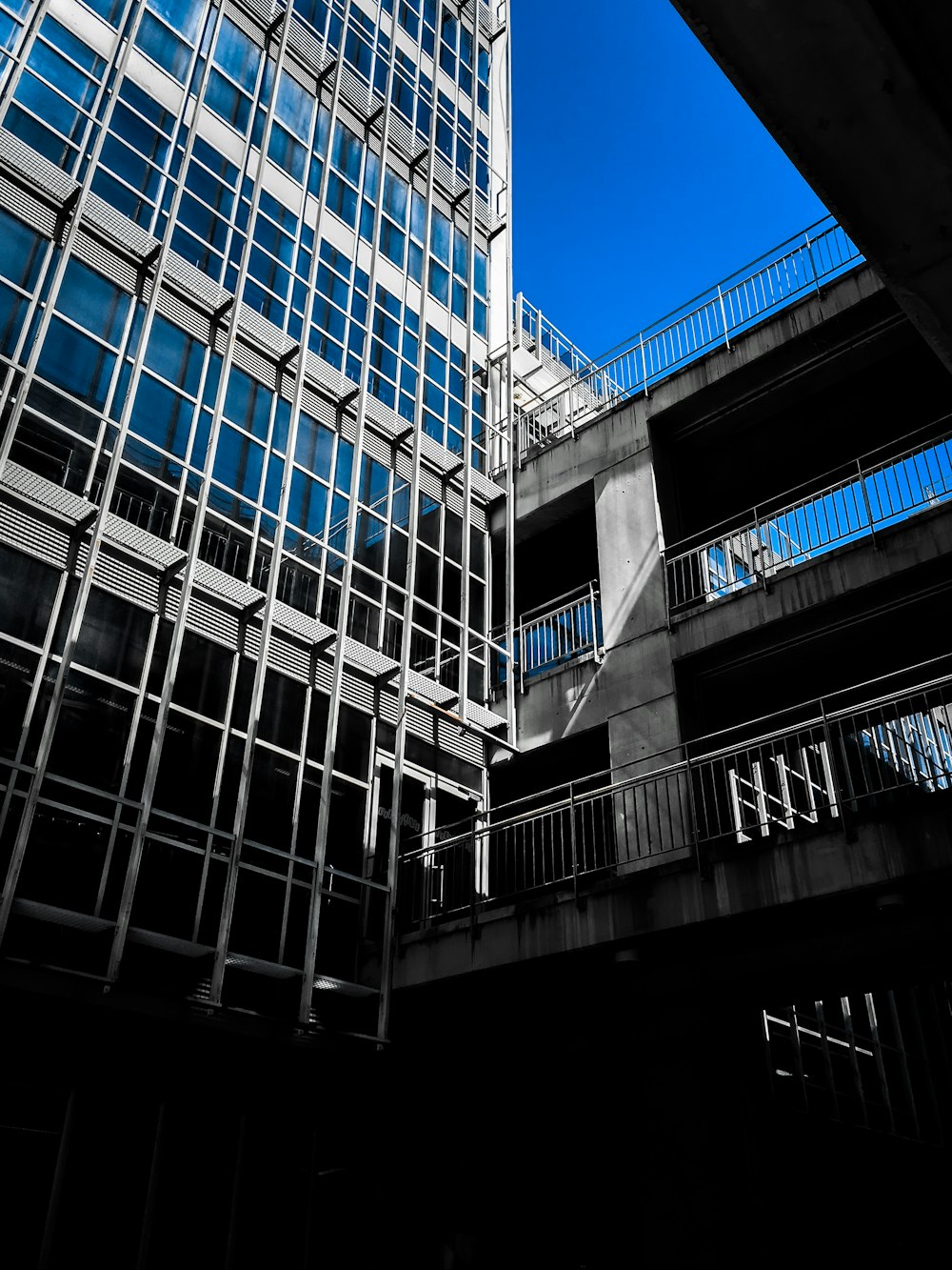 a building with a staircase