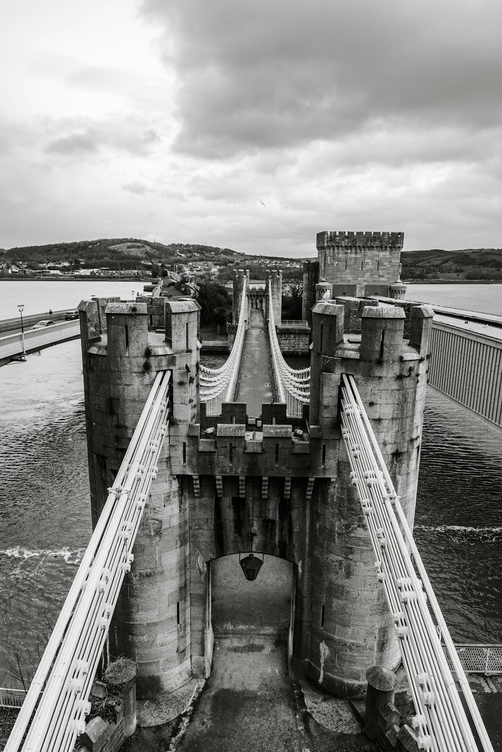 a bridge over water