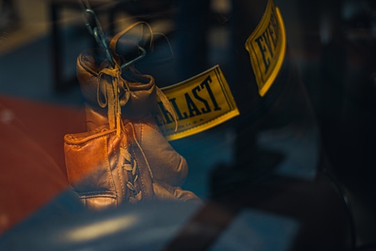 a pair of brown shoes
