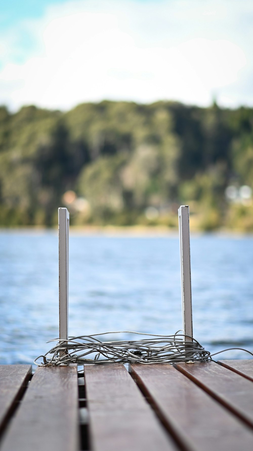 a rope on a boat