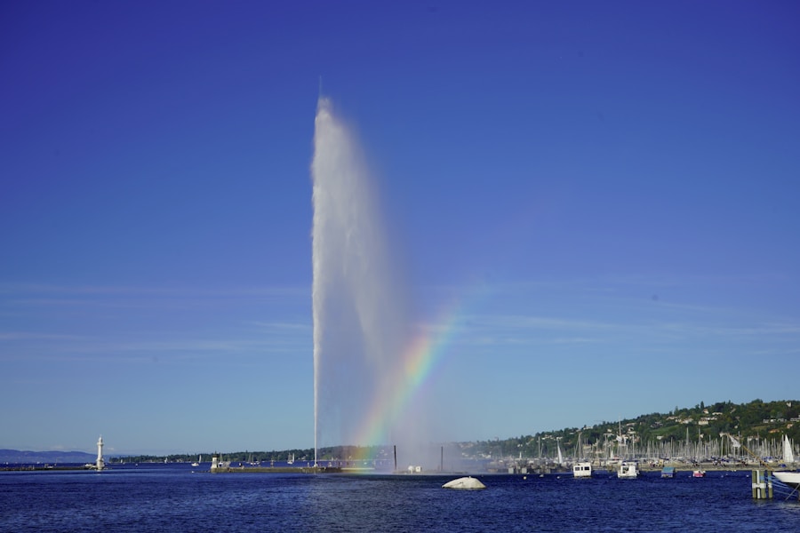 Genf mit Jet d'eau am Genfersee