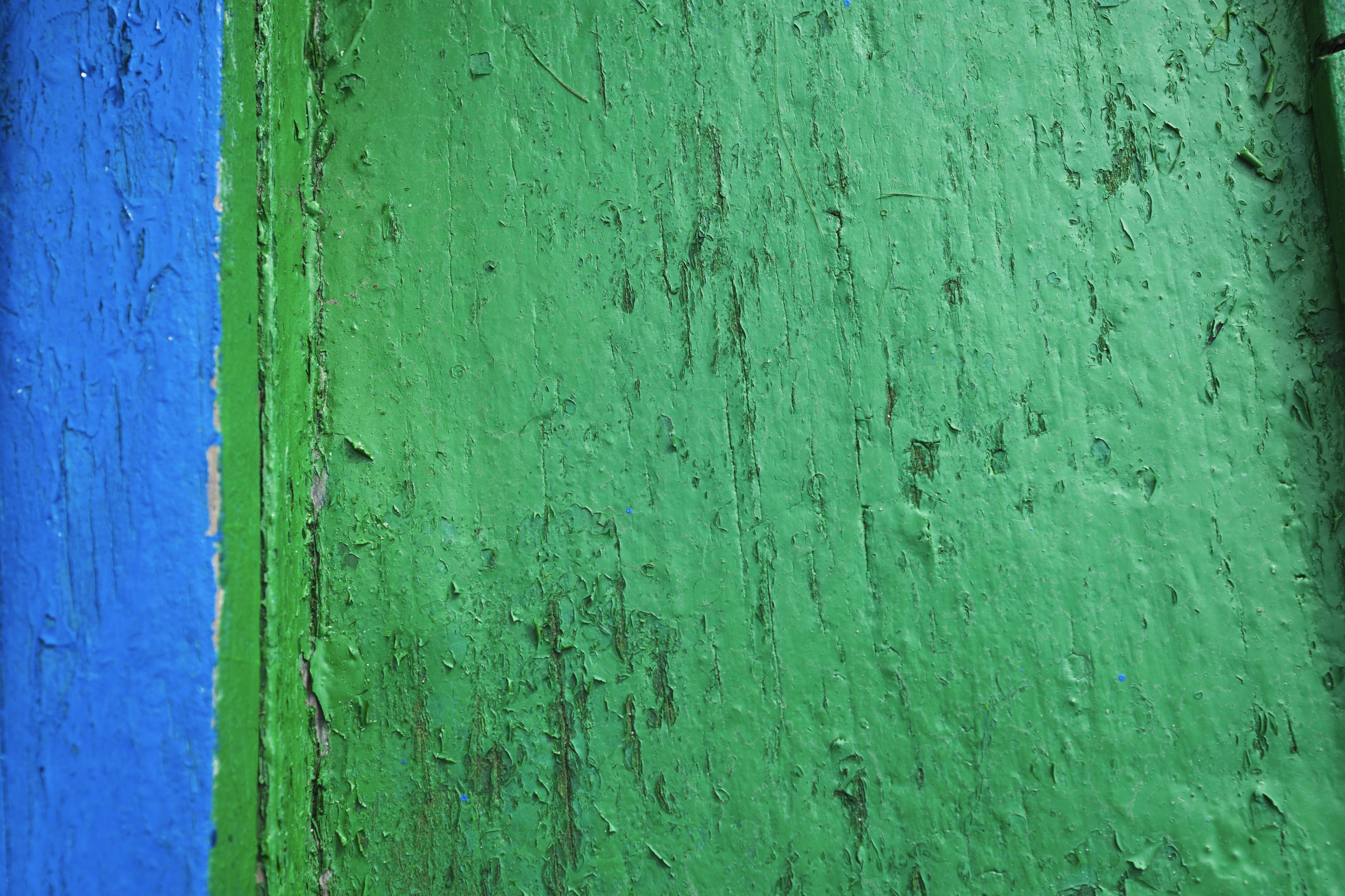 Weathered green wood