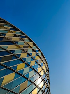 a tall building with many windows