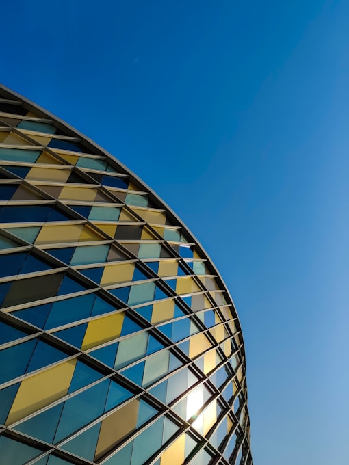 a tall building with many windows