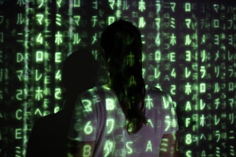 a man and woman kissing