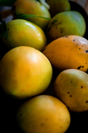 a group of yellow fruits