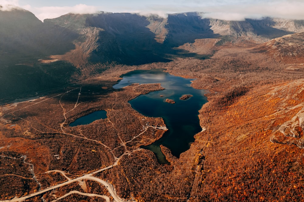 a view of a canyon