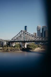 a bridge over a body of water