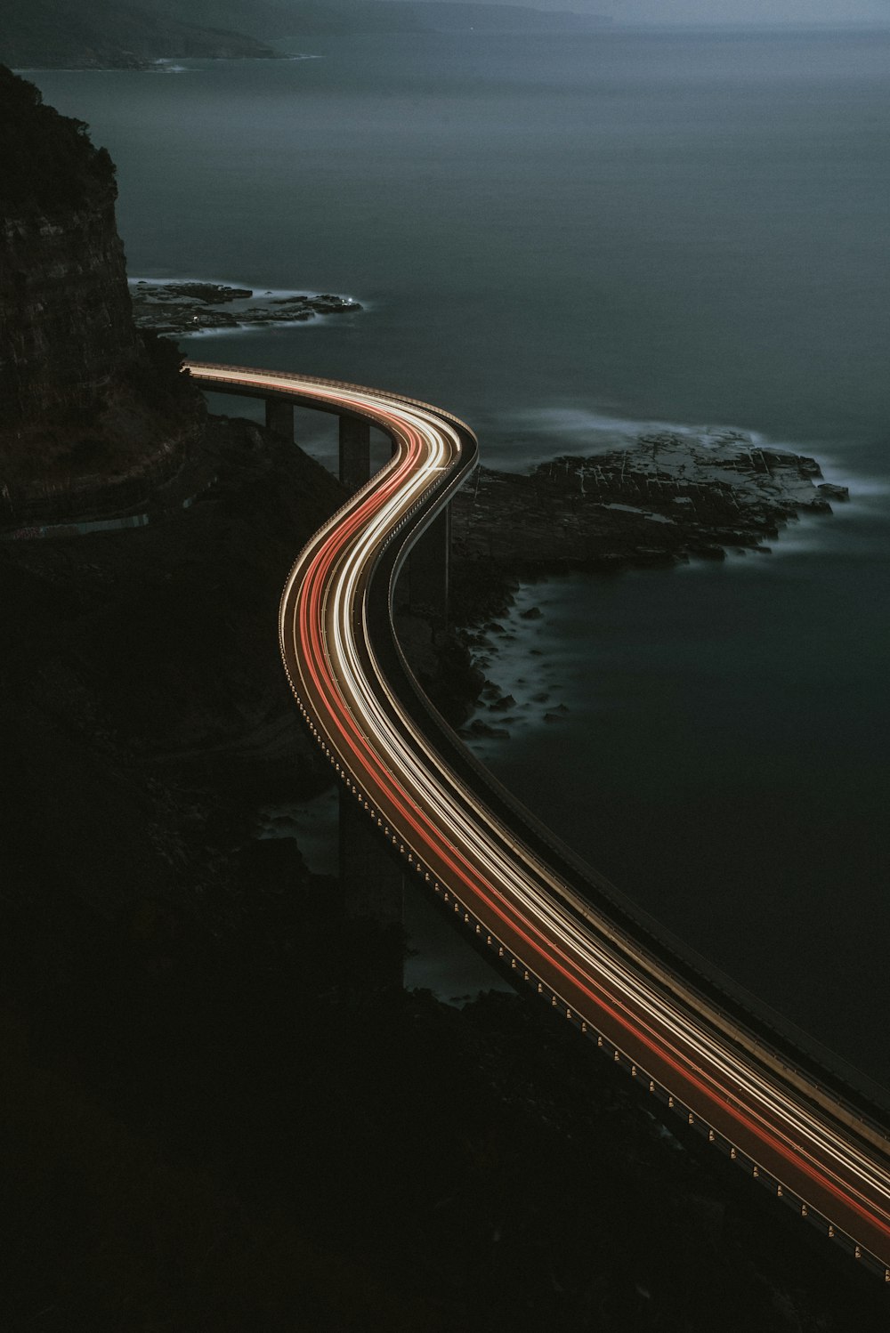 a bridge over a body of water