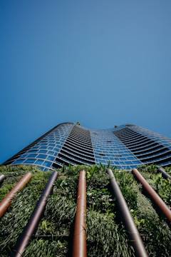 a building with a glass roof