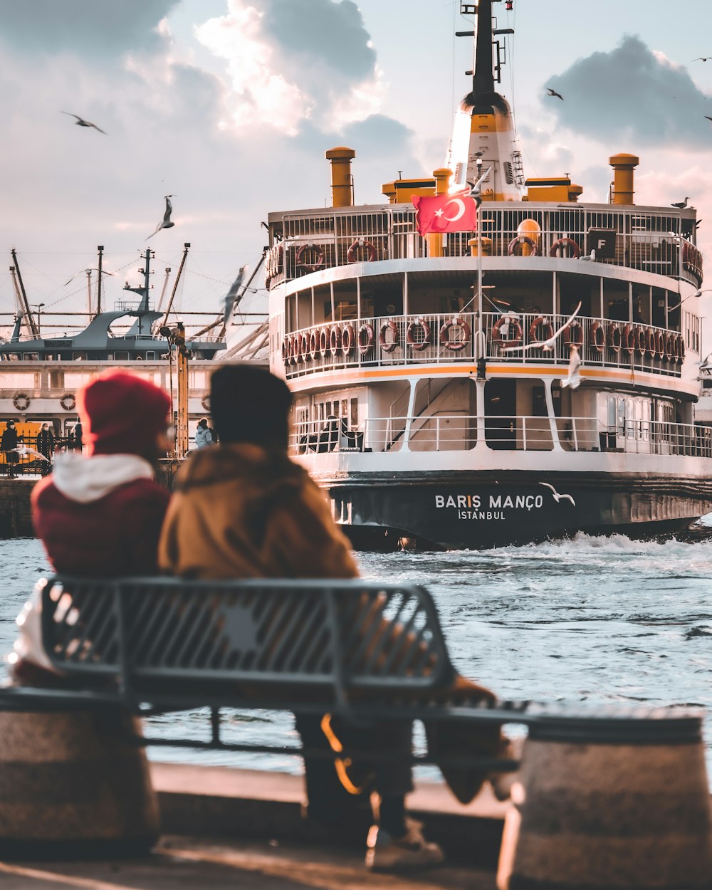 a boat on the water