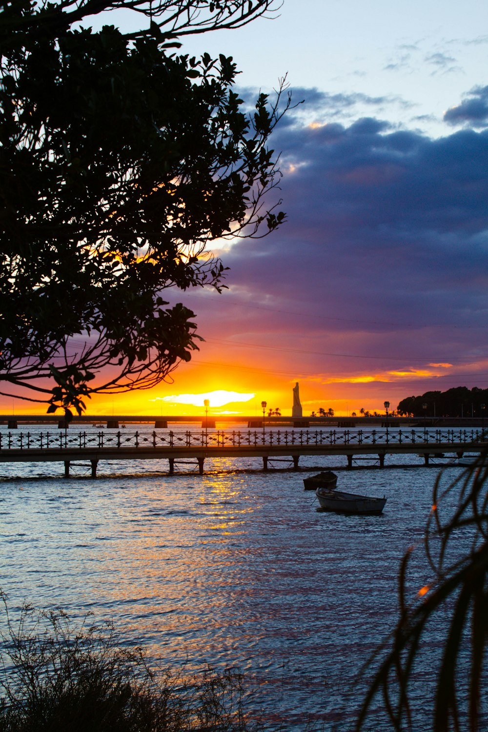 a bridge over a body of water