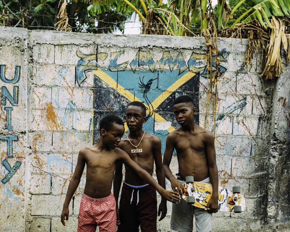 a group of men posing for a picture