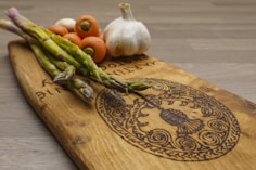 a plate of vegetables