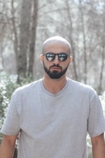 a man wearing sunglasses