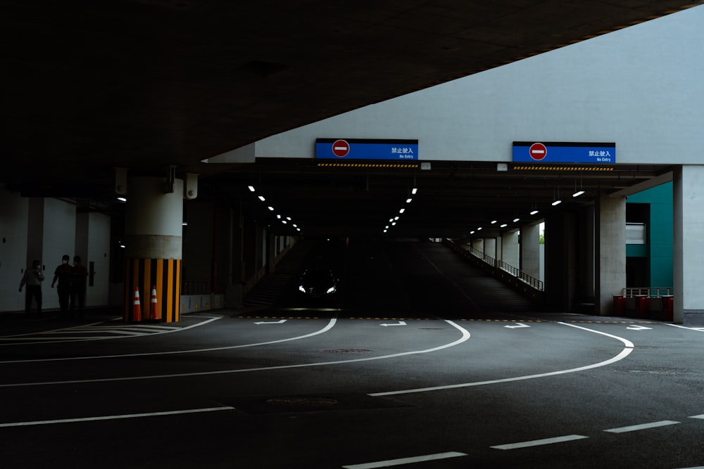 a road with a tunnel