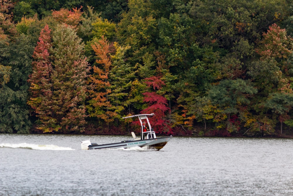 a boat in the water