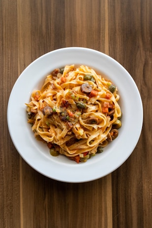 a bowl of pasta
