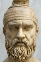 a statue of a man