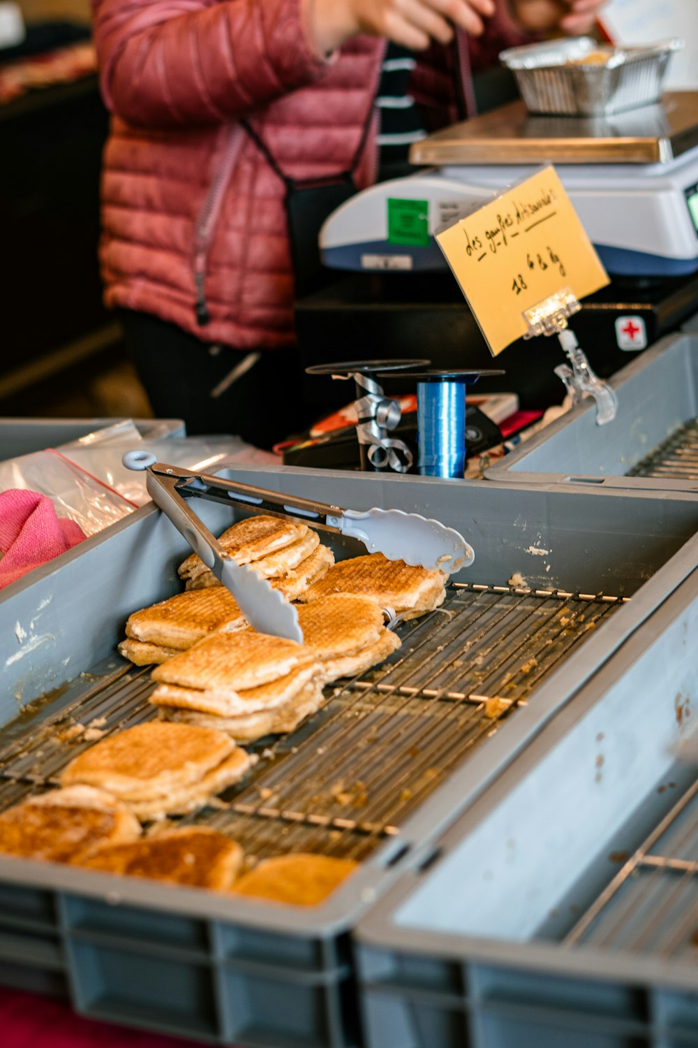 a person making pastries