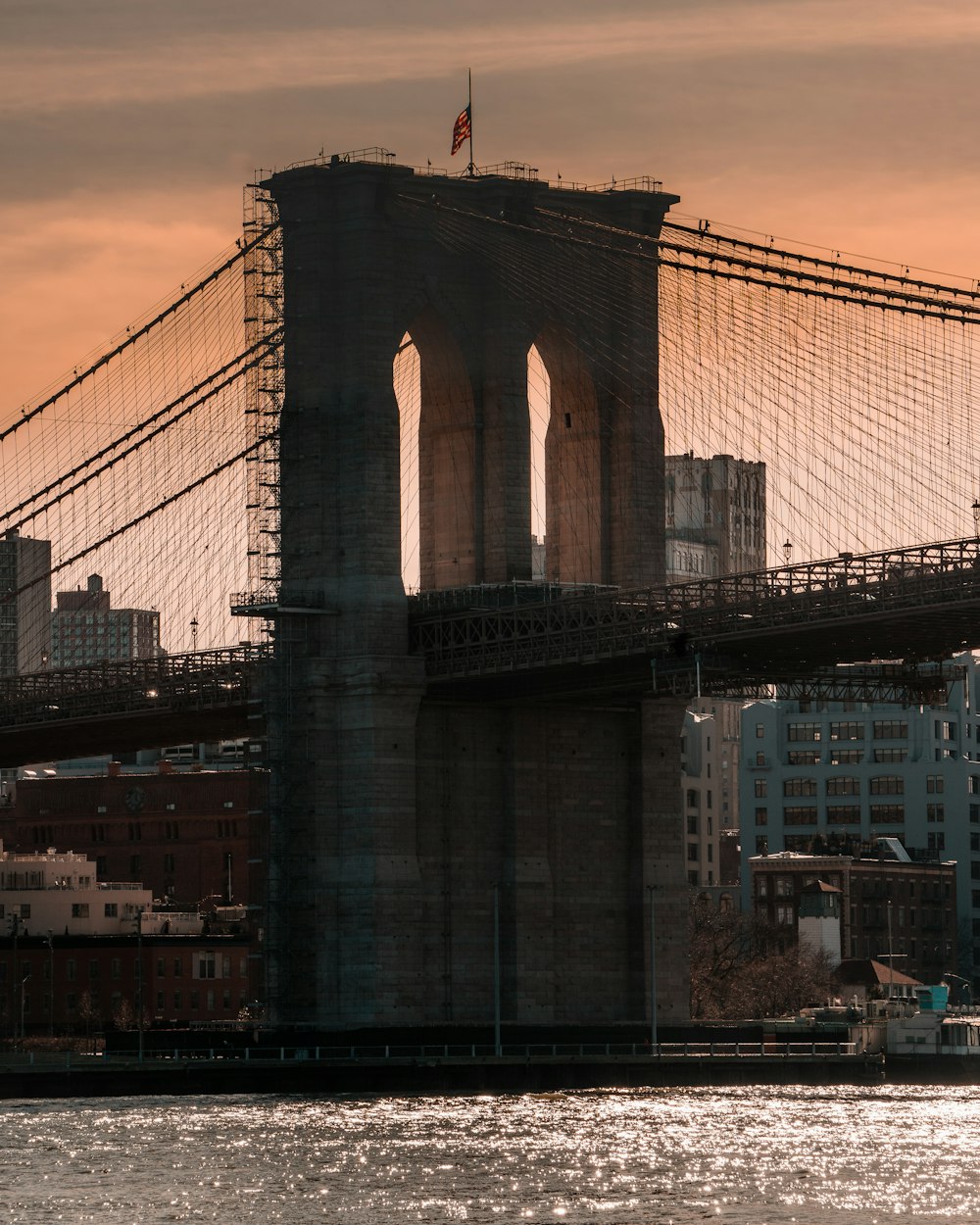 a large bridge over water