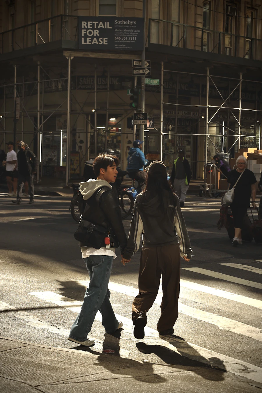Urban fashion atmosphere in New York