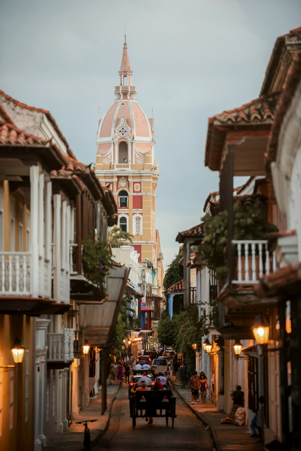 a street with buildings on both sides