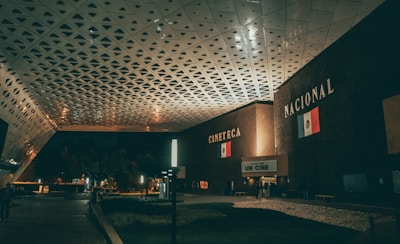 a building with a large glass roof