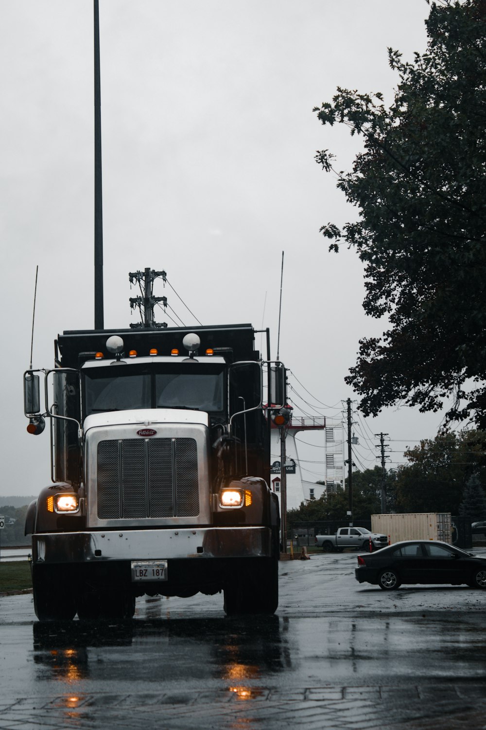 a truck on the street