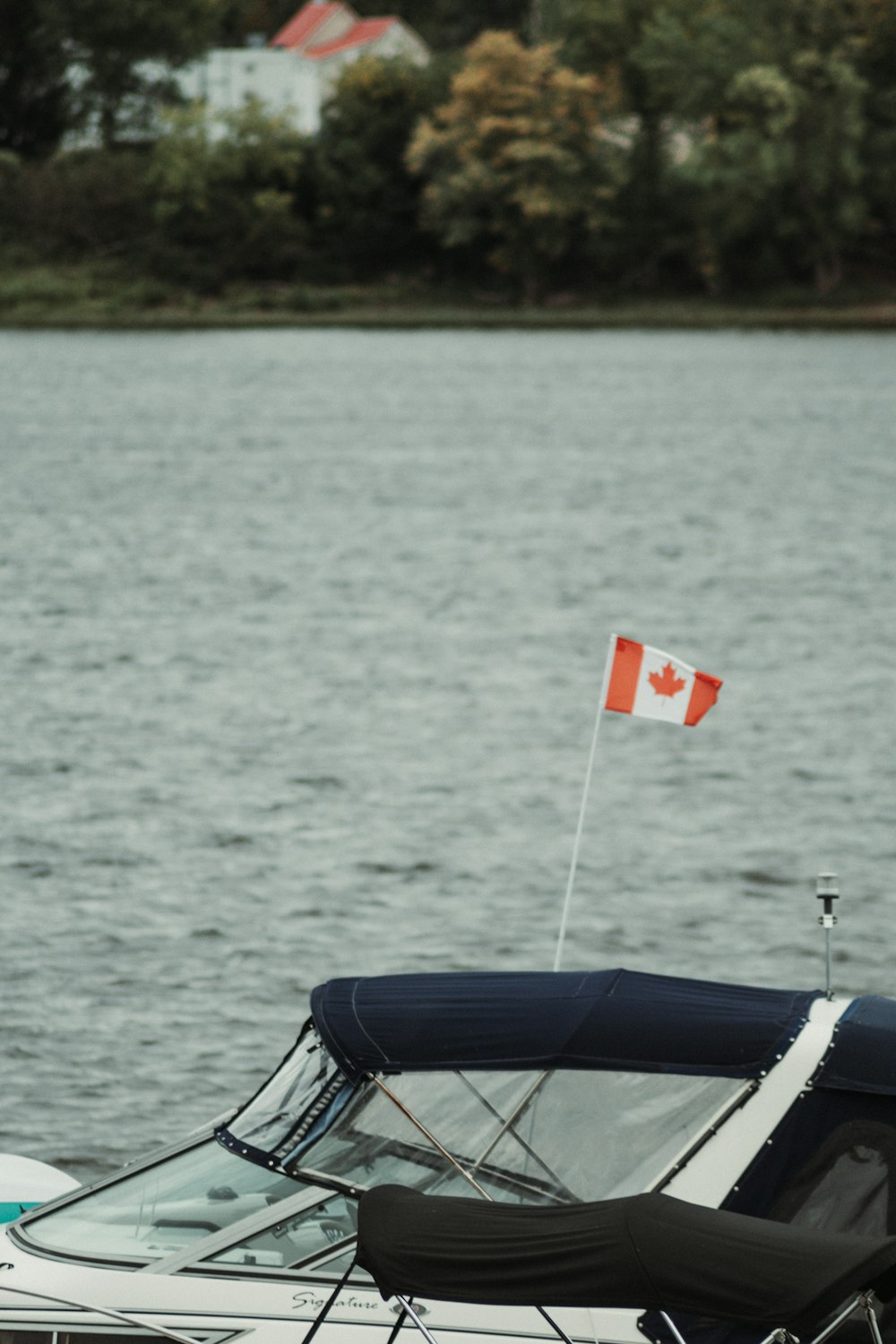 a boat on the water