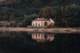 a house by a lake