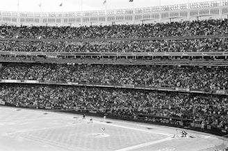 a tennis match in a stadium
