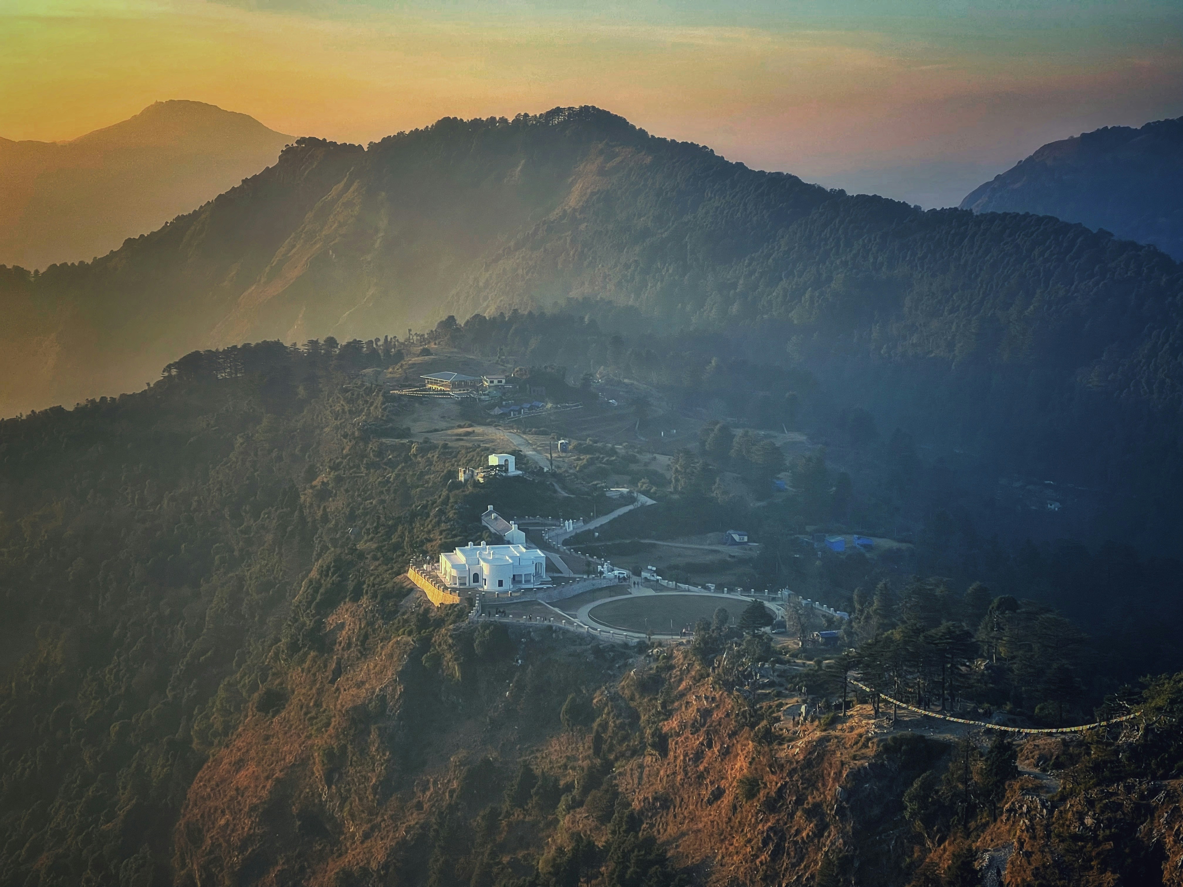 The hill station of Mussoorie