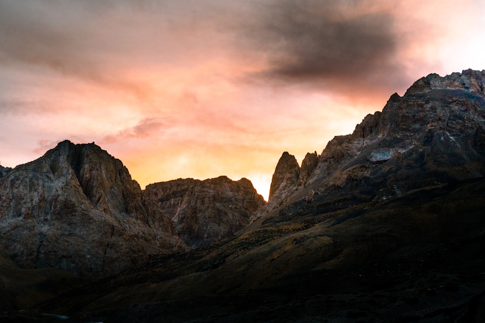 a rocky mountain range