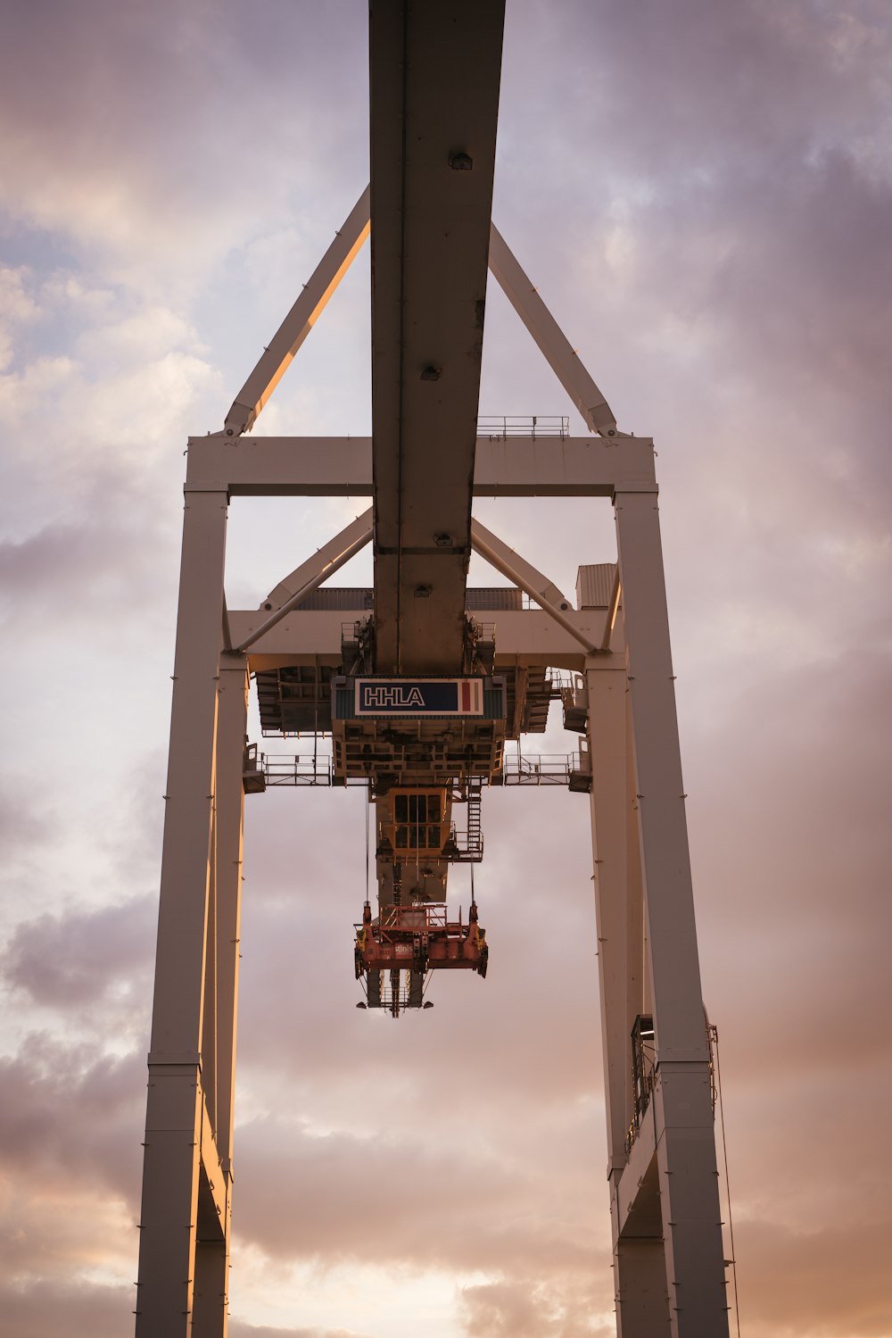 a large metal tower