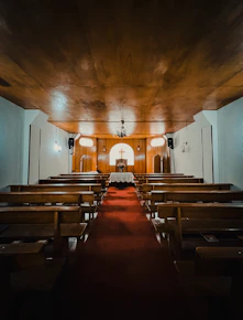 a large empty church