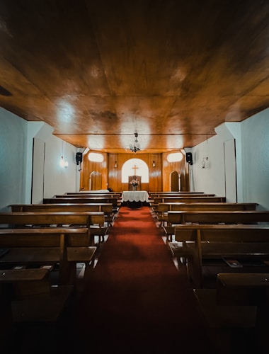 a large empty church