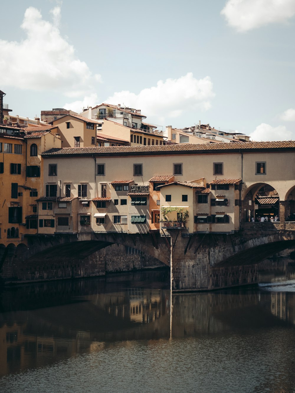 a building with a bridge over water