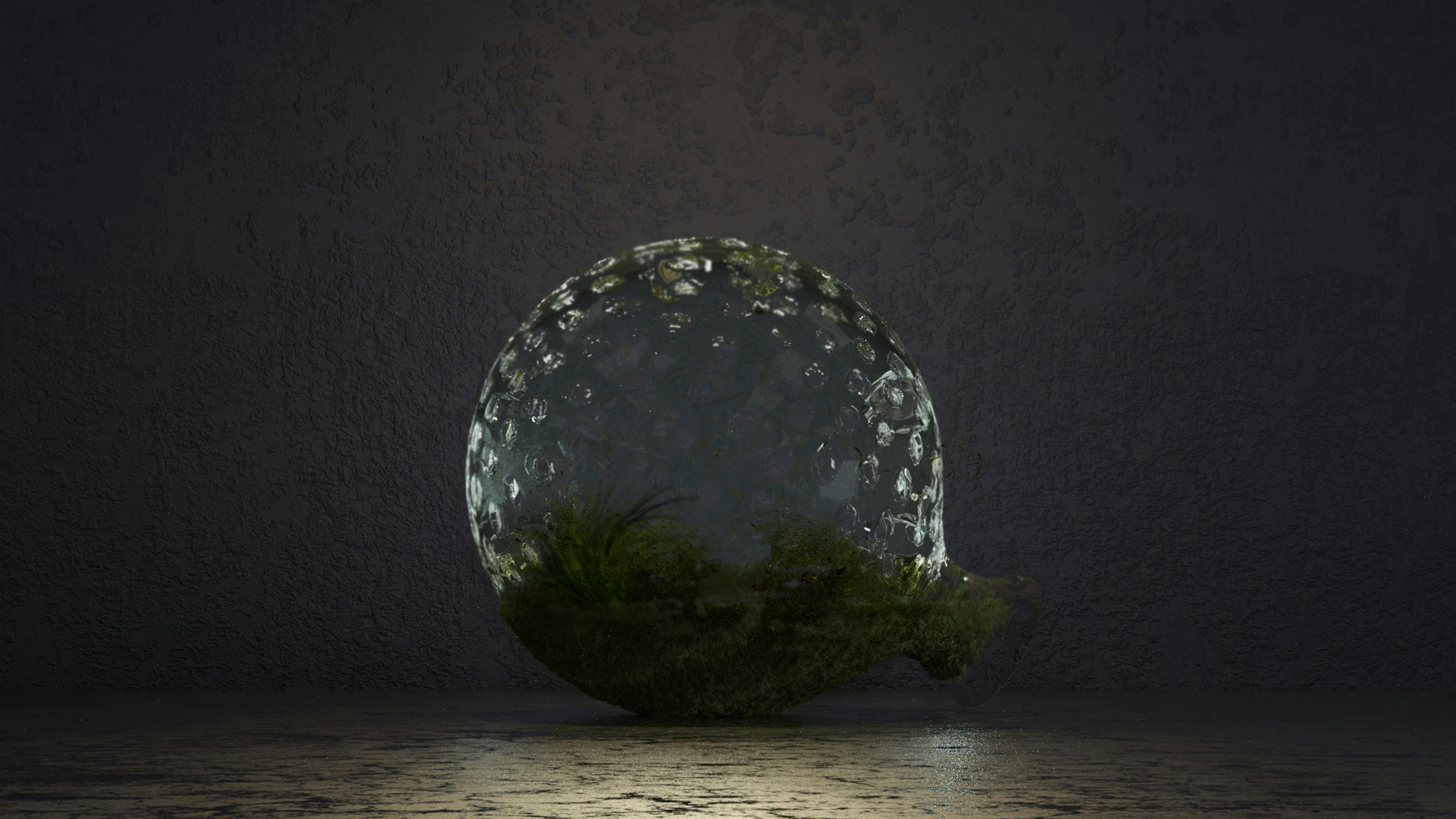 a planet in space