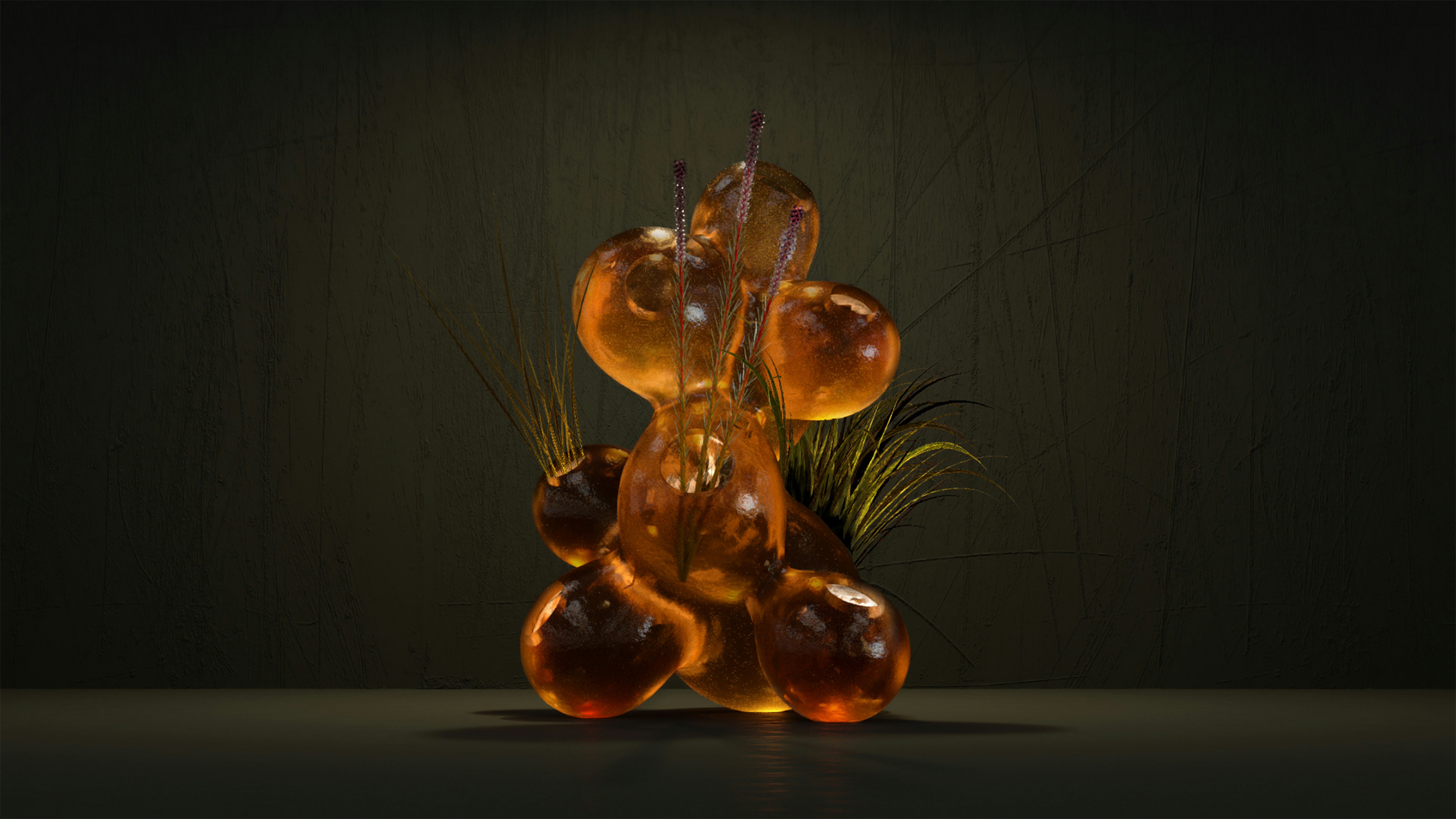 a carved pumpkin with a light inside