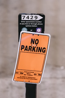 a sign on a pole