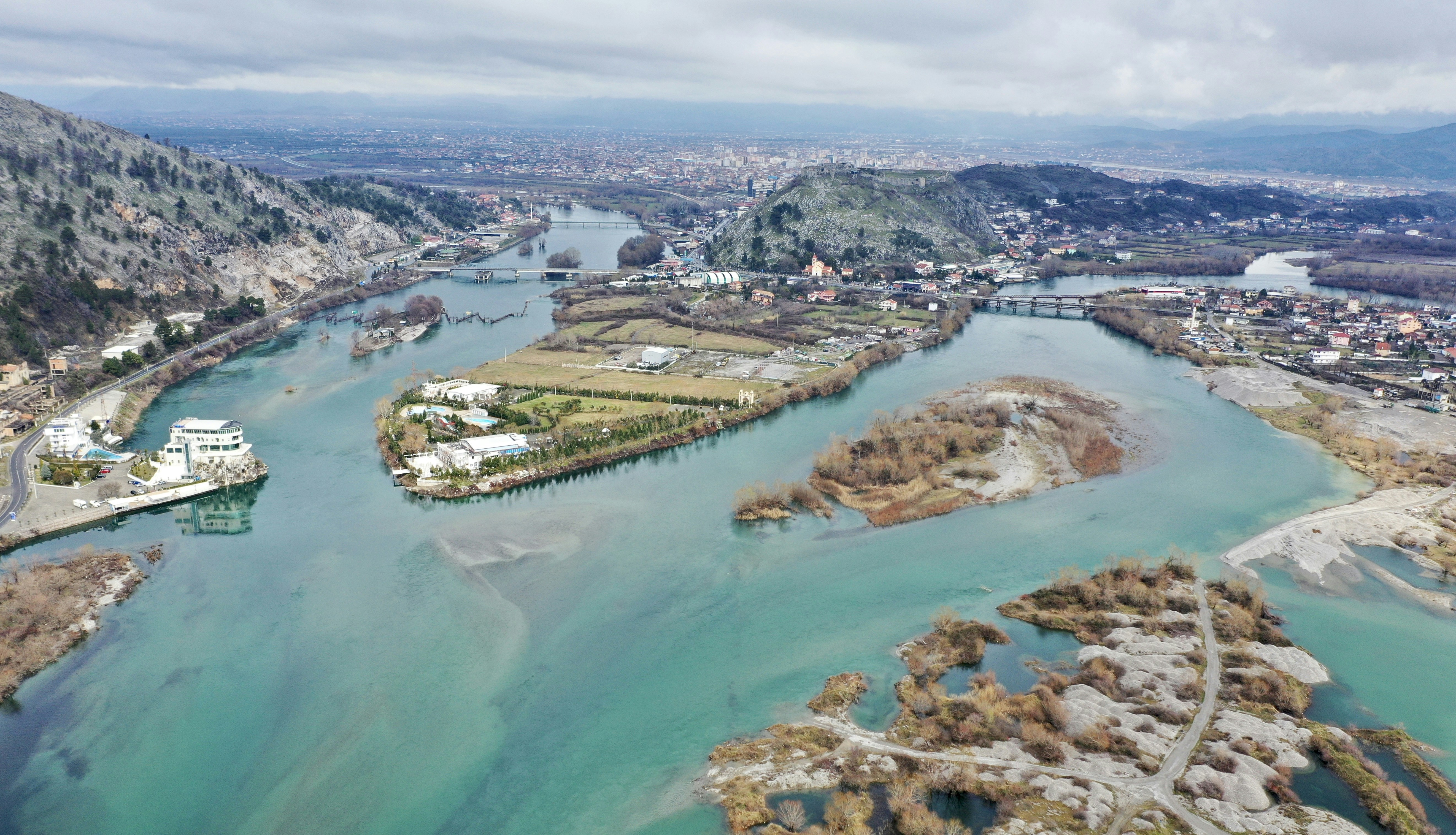 Shkodra, Albania - Buna river