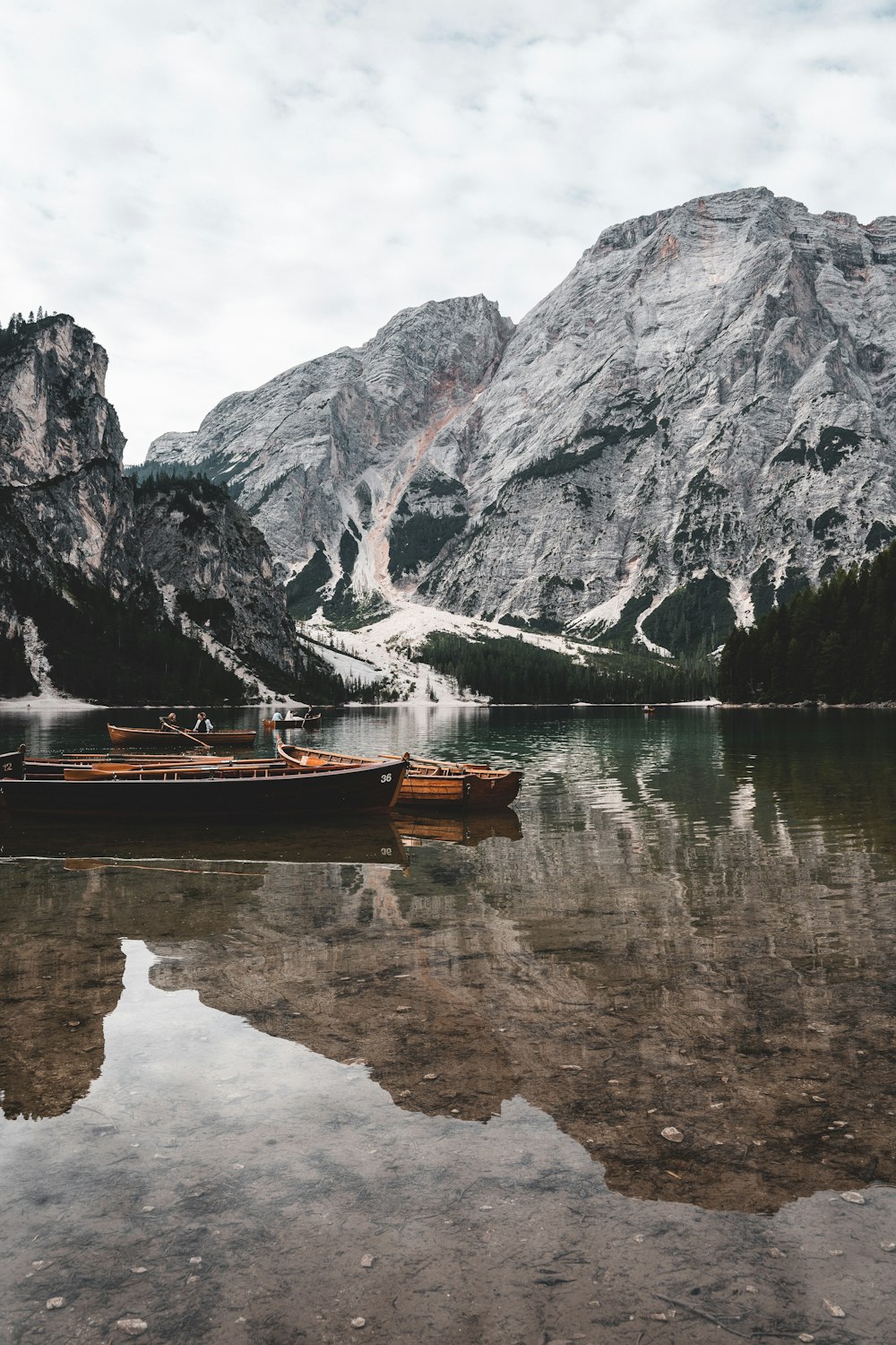 a boat on the water