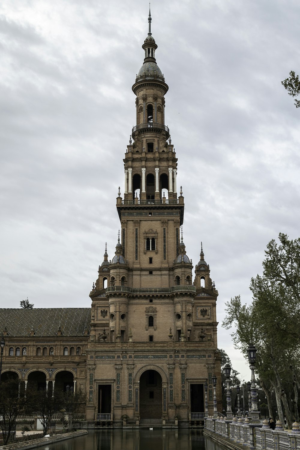 a large building with St. Peter's Church, Riga