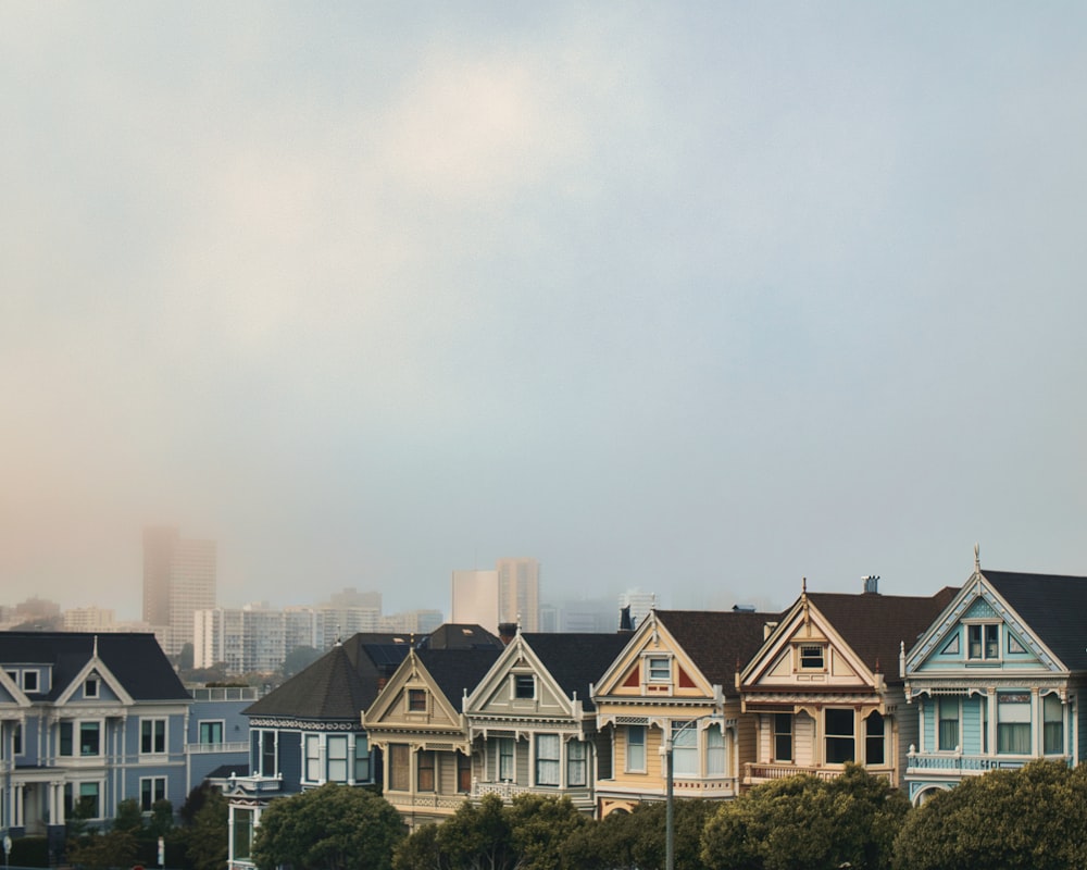 a group of houses